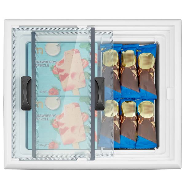 MCRC03B3AWW - Midea 3.0 cu ft. White Commercial Ice Cream Convertible Freezer or Refrigerator with Removable Storage Basket